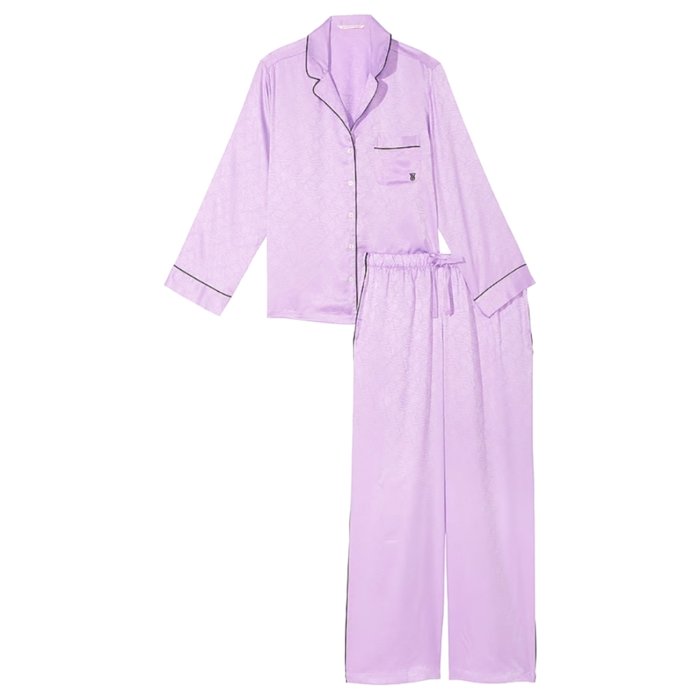 Victoria's Secret Satin Long Pajama Set XS/Short